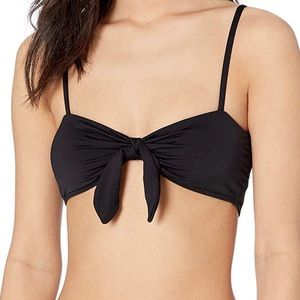 Billabong XL Black Tie Front Bikini stop NWT